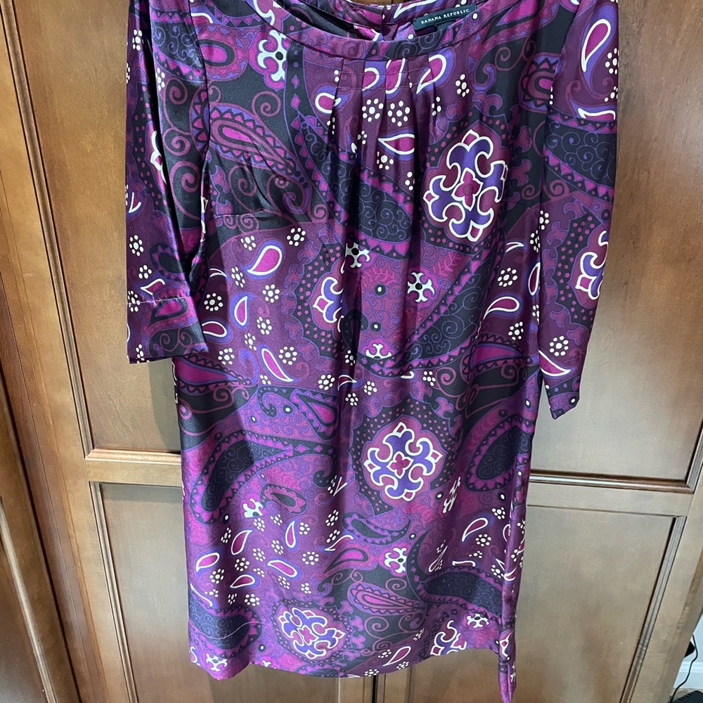 Size 12, Banana Republic Silk Dress